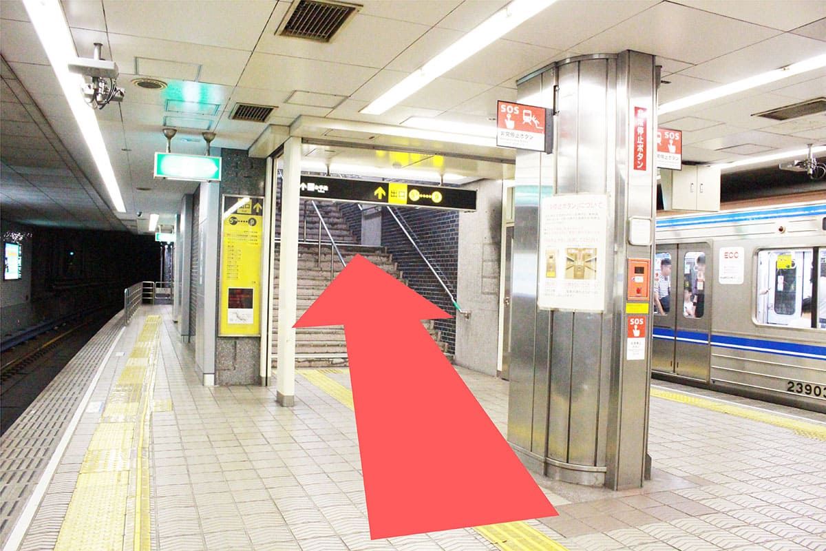 四ツ橋線 肥後橋駅からの道順
