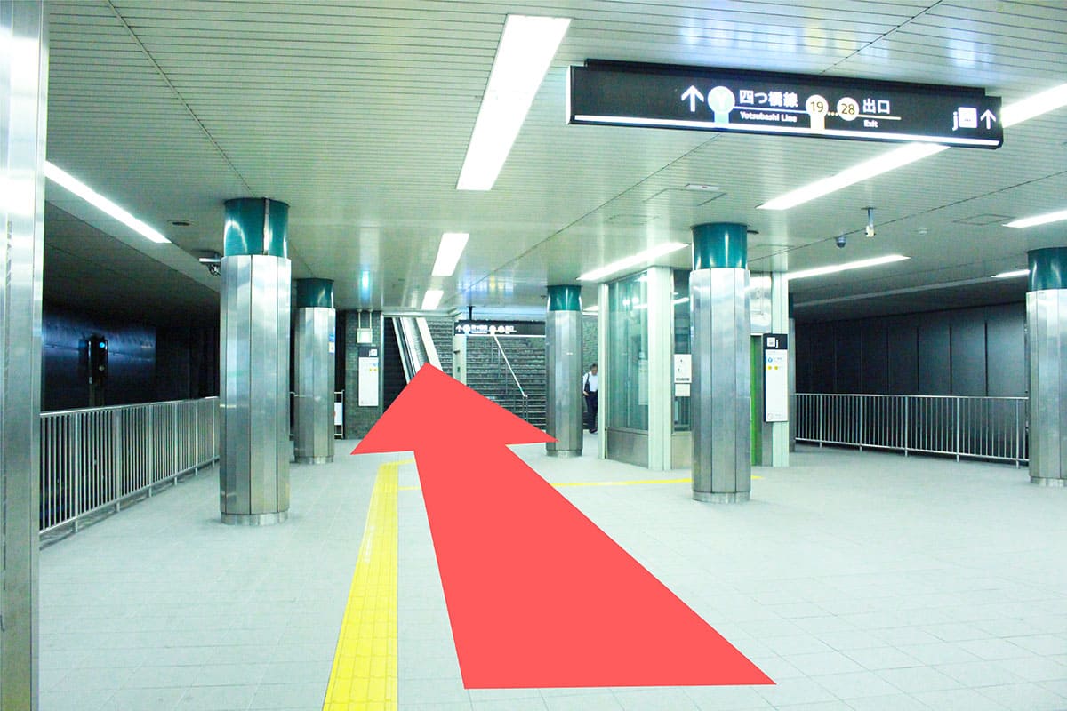 中央線 本町駅からの道順
